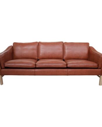 Grandt Pers Lædersofa Model Kelato Calvados Madison