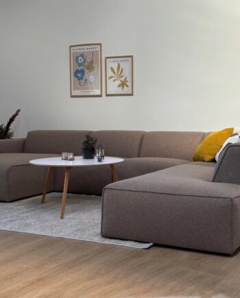 Manhattan  Sofa Med Chaiselong Open End Brede Midt Moduler