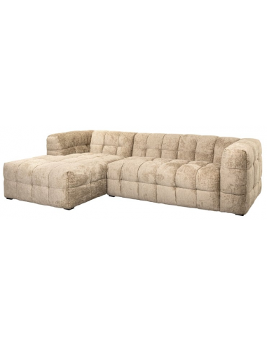 Merrol Venstrevendt Chaiselong Sofa Chenille 257 167 Beige