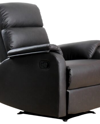 Afslappende Stol Stol Sofa Lænestol Hjørneskrivebord Med Cpu Stativ Justerbar Ergonomisk Kunstlæder Stål Brun