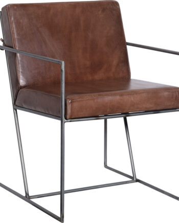 Moore Læder Loungestol