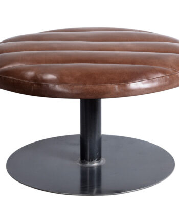 Stor Eksklusiv Læderskammel :