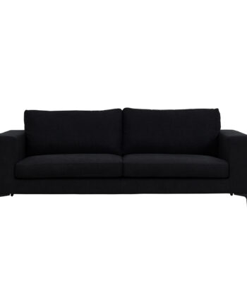 Venture Design Bolero Pers Sofa Sort Polyester Sort Metal