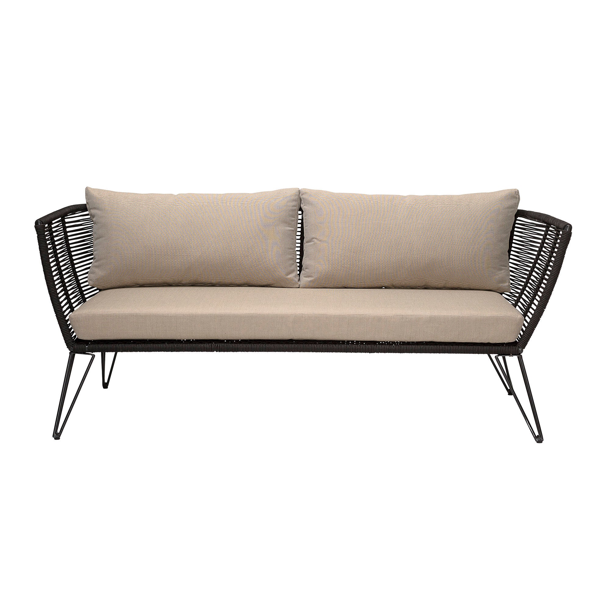 Bloomingville Mundo Sofa Metal Sort 72x175