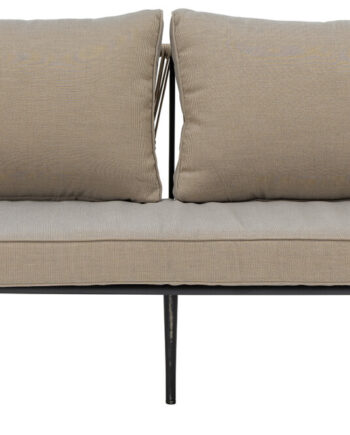 Bloomingville Pavone Sofa Brun Metal Havesofa Flet