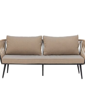 Bloomingville Pavone Sofa Metal Brun 72x174