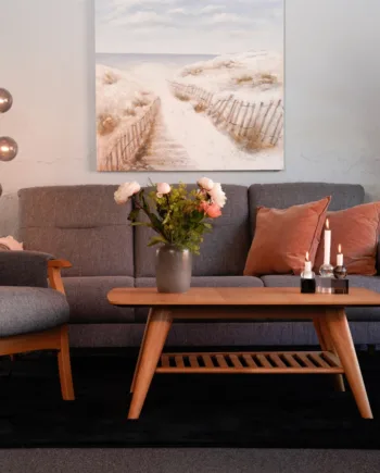 Sanne Sofa Grå Personers Sofa  Møbelsalg
