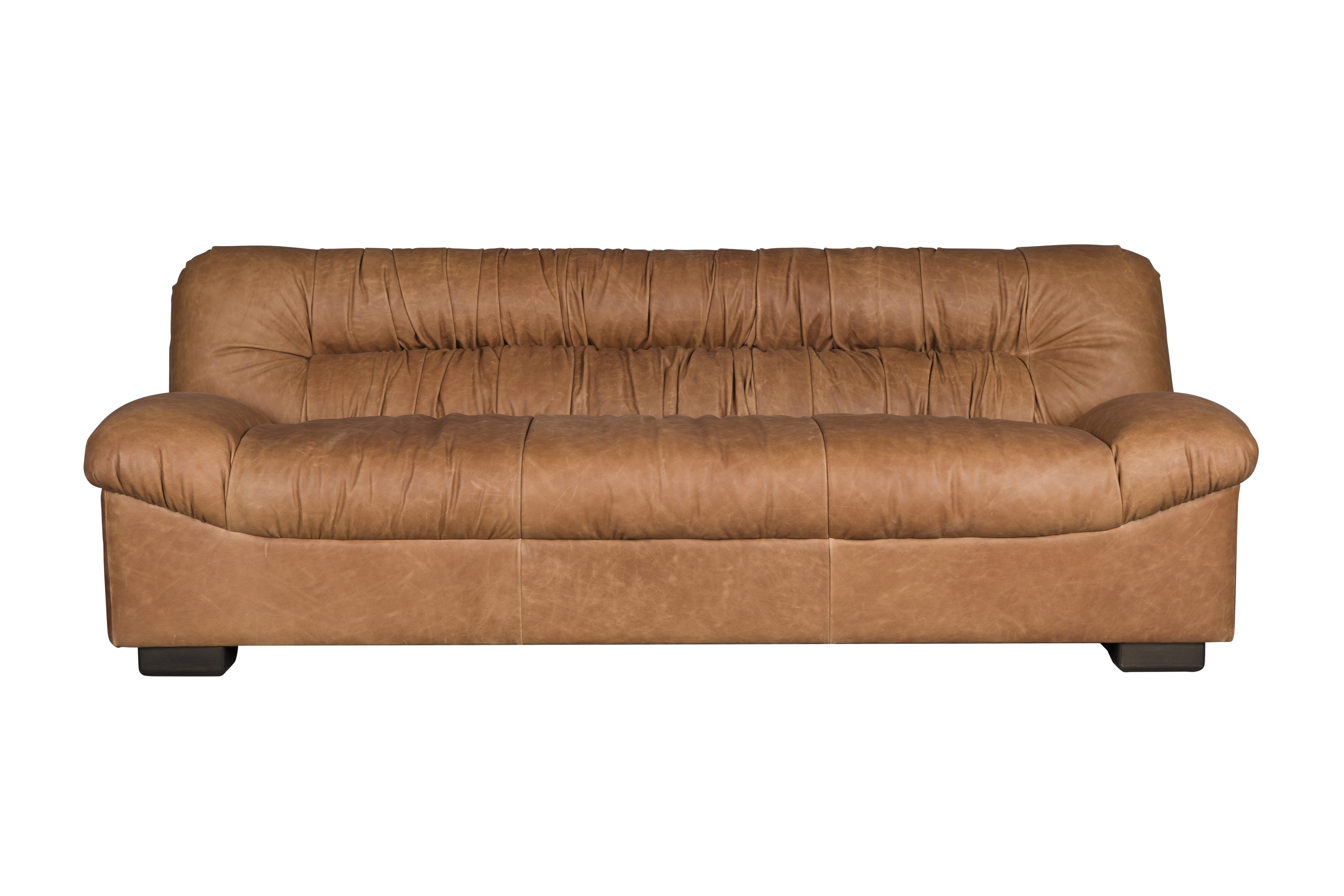 Dutchbone Douglas Sofa Cognac Læder Træ