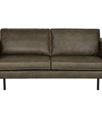Rodeo Personers Sofa Læder B190 Vintage Armygrøn