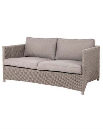 Cane Line Diamond Pers Sofa Taupe Inkl Hynder