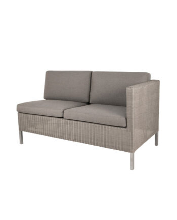 Cane Line Dining Lounge Sofa 2pers Venstre Modul Taupe 153