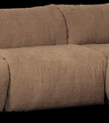 Hjørnesofa Højre Woood Baggy 301210 Brun Ocean Vævet Polyester Dun Toplag