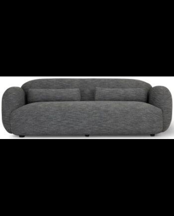 Luusar Personers Sofa Polyester Træ B233 Antracit