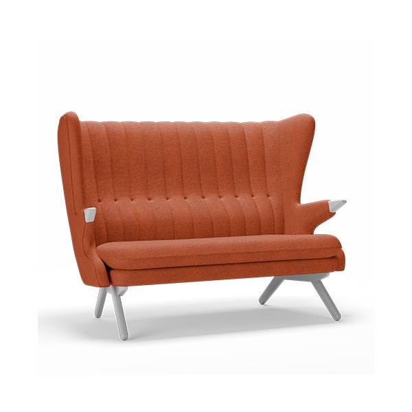 Skipper Furniture Bamse Sofa Valnød Main Line Plus 142 : Erling Christensen Møbler