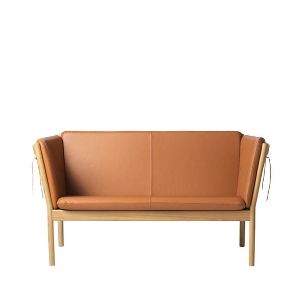 Fdb Møbler J148 Pers Sofa Cognac Læder : Erling Christensen Møbler