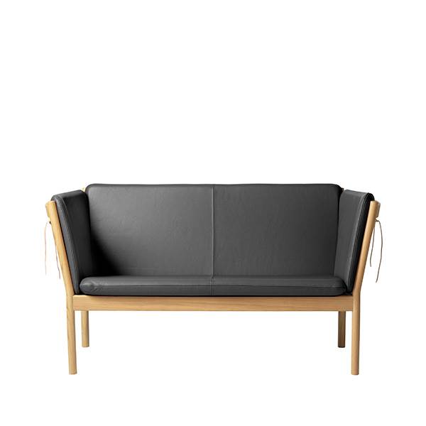 Fdb Møbler J148 Pers Sofa Sort Læder : Erling Christensen Møbler