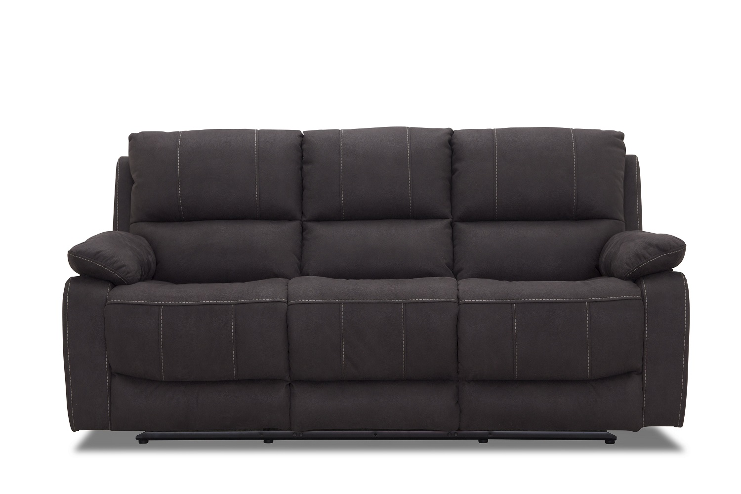 Haga Texas Pers Recliner Sofa Gråbrunt Stof