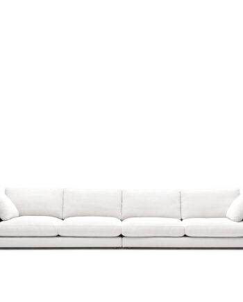 Kave Home Gala Pers Sofa Hvid Stof 390cm