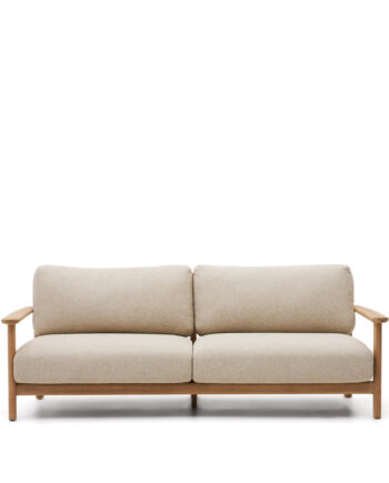 Kave Home Tirant Pers Sofa Natur Teaktræ 212cm