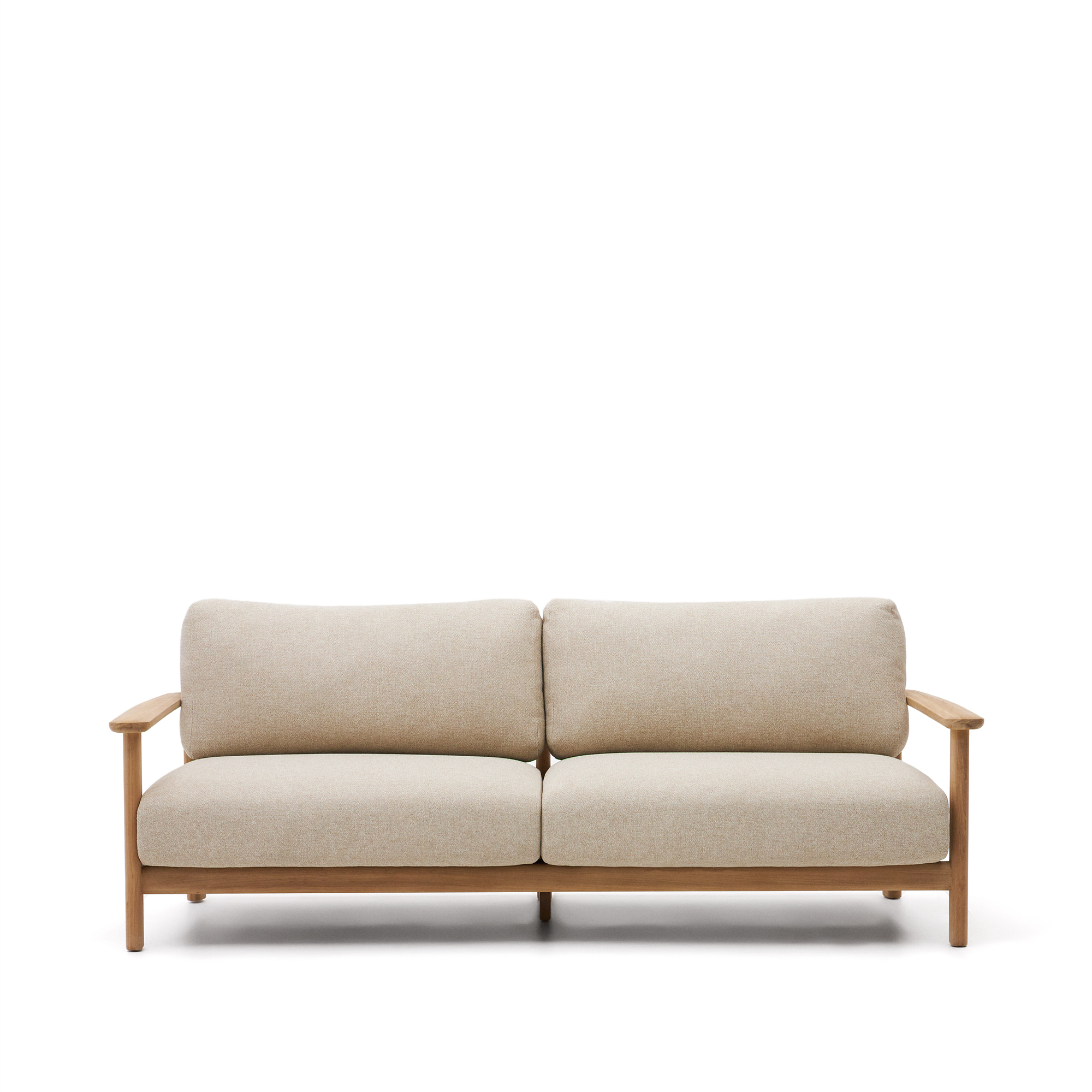 Kave Home Tirant Pers Sofa Natur Teaktræ 212cm