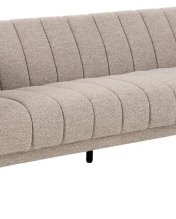 Act Nordic Tampa Pers Sofa Beige Stof Sort Gummitræ