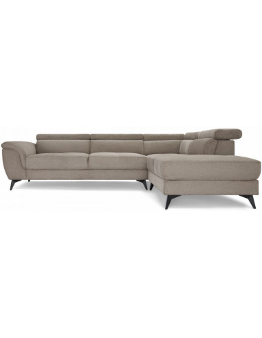 Beti Højrevendt Hjørnesofa Metal Polyester 283 217 Sort Beige