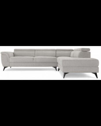Beti Højrevendt Hjørnesofa Metal Polyester 283 217 Sort Grå