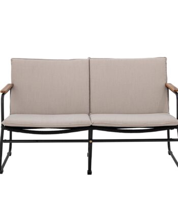 Bloomingville Hampton Sofa Sort Metal L125