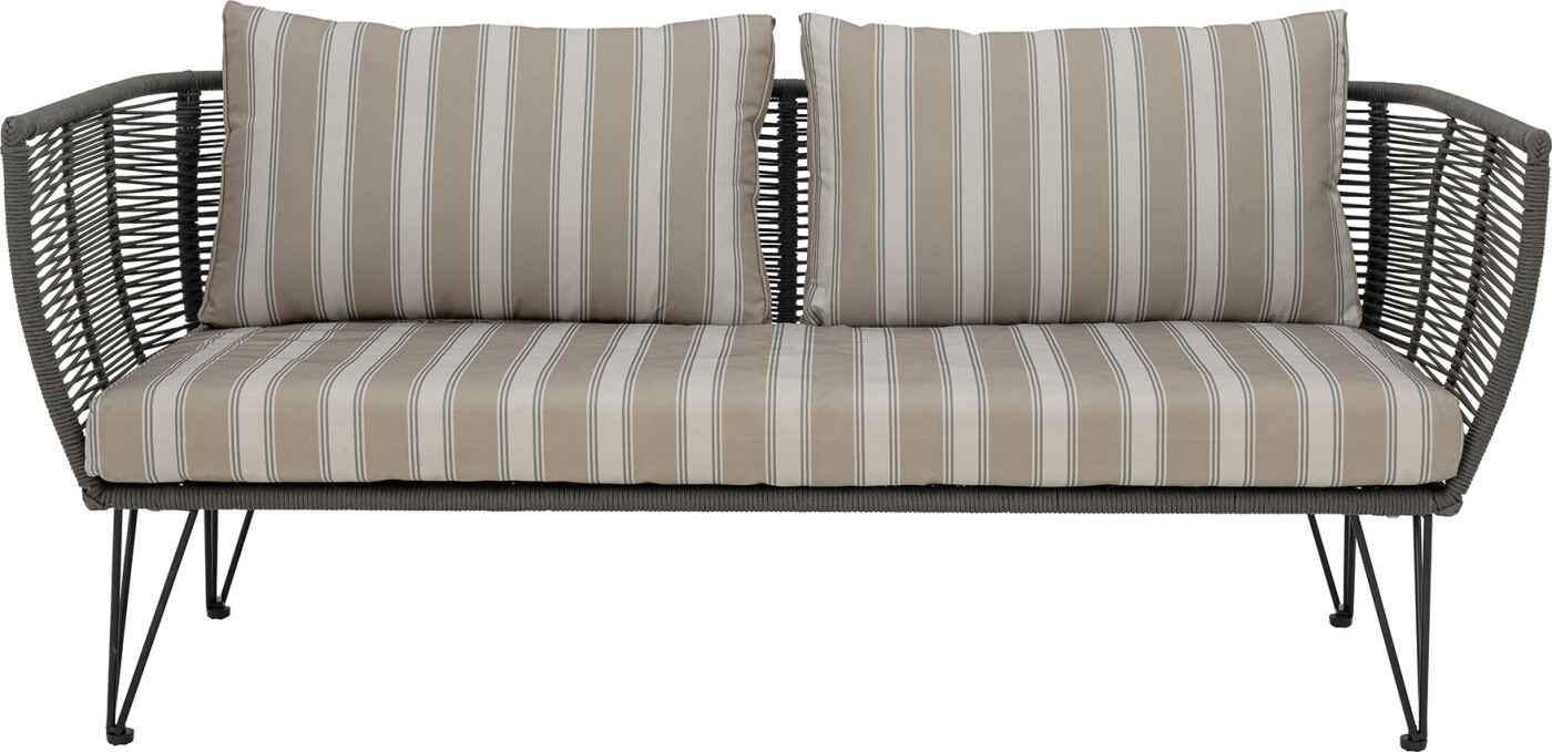 Bloomingville Mundo Sofa Grøn Metal Havesofa Flet