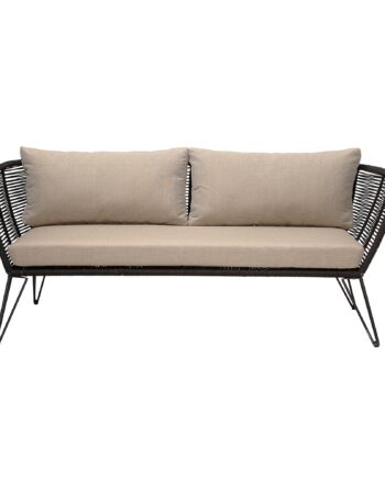 Bloomingville Mundo Sofa Metal Sort 72x175