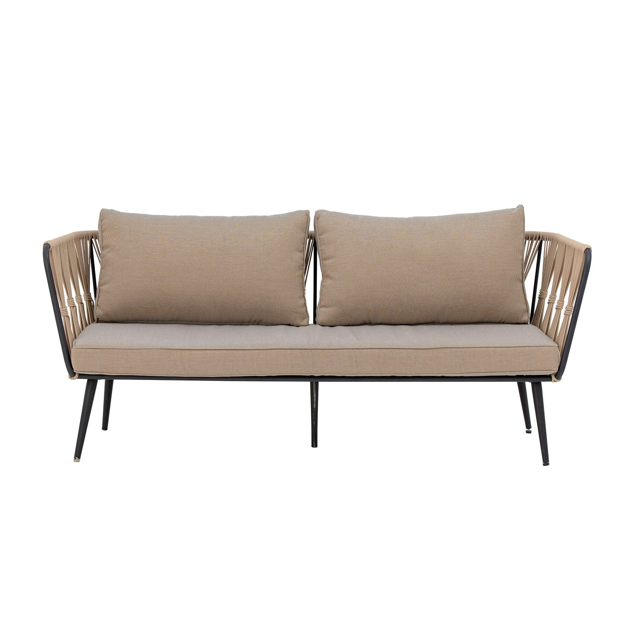 Bloomingville Pavone Sofa Metal Brun 72x174