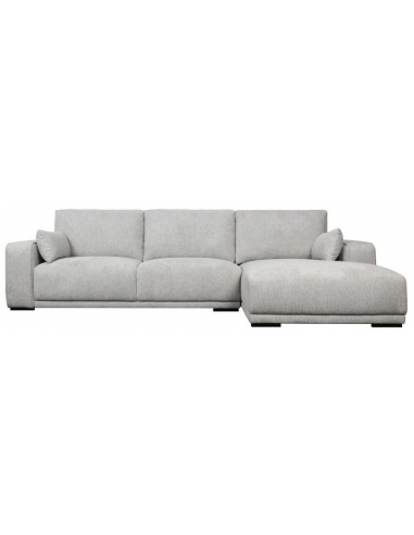 Cali Højrevendt Chaiselong Sofa Træ Polyester 305 173 Sort Grå