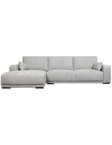 Cali Venstrevendt Chaiselong Sofa Træ Polyester 305 173 Sort Grå