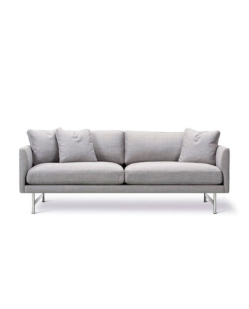 Calmo   Seater Sofa Sunniva 242 Stel: Mat Chrome