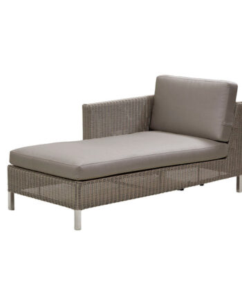 Cane Line Chaiselong Modulsofa Højre Taupe 153