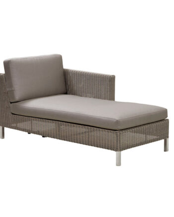 Cane Line Chaiselong Modulsofa Venstre Taupe 153