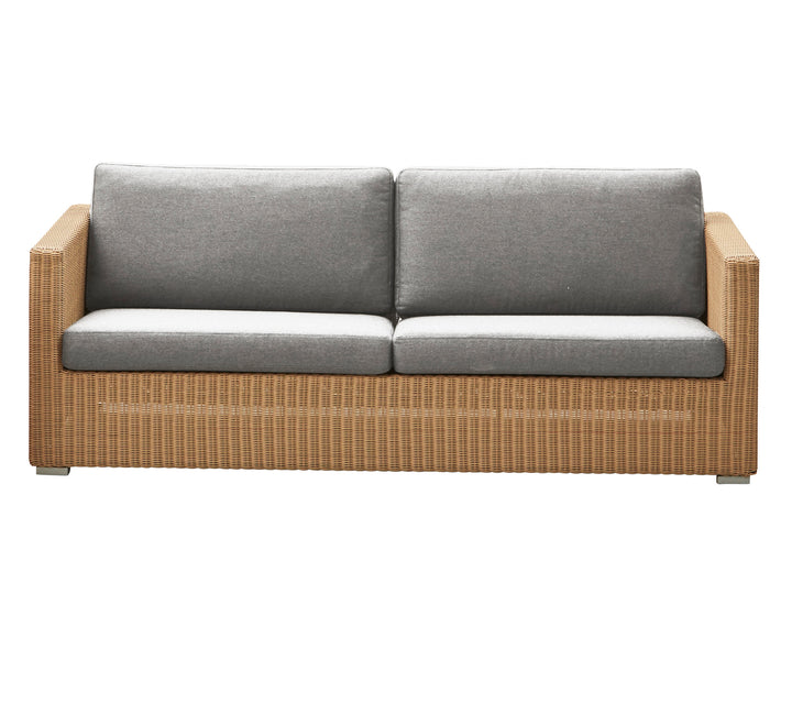 Cane Line Chester Sofa Pers Inkl Lysegrå Hynder Natural 197