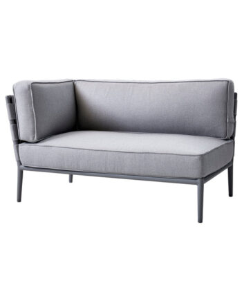 Cane Line Conic Sofa 2pers Højre Modul Grey 140