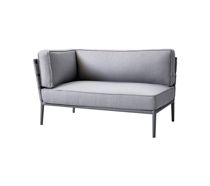 Cane Line Conic Sofa 2pers Højre Modul Grey 140