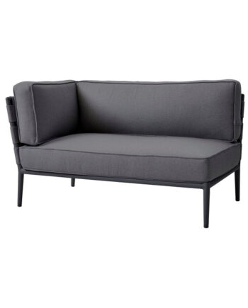 Cane Line Conic Sofa 2pers Højre Modul Light Grey 140