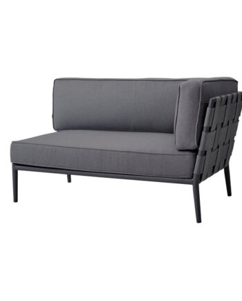 Cane Line Conic Sofa 2pers Venstre Modul Grey 140
