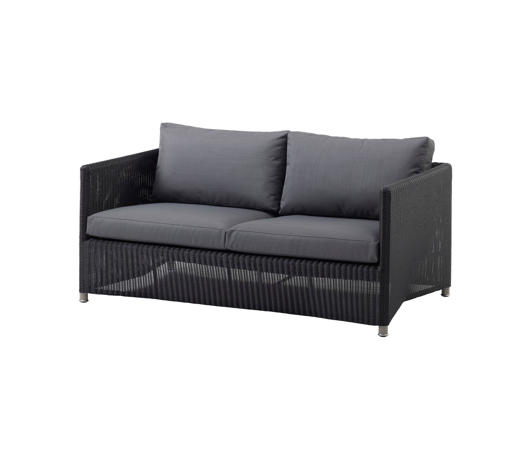 Cane Line Diamond Pers Sofa Graphite Weave 150