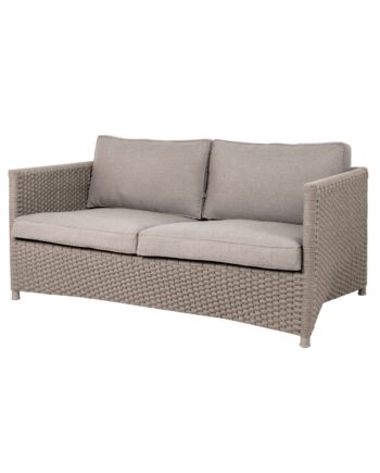 Cane Line Diamond Pers Sofa Taupe Weave 150