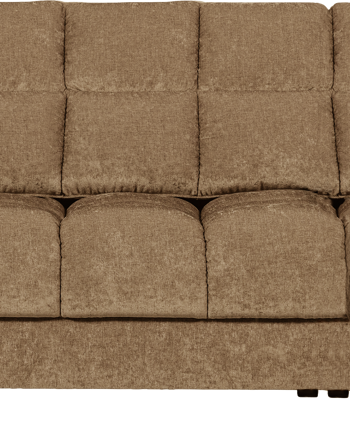 Chaiselong Sofa Højrevendt Woood Second Date Sandfarvet Polyester