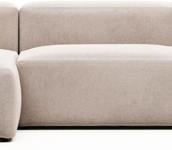 Chaiselong Sofa Kave Home Blok Venstrevendt Beige L330 B174 Designersofa
