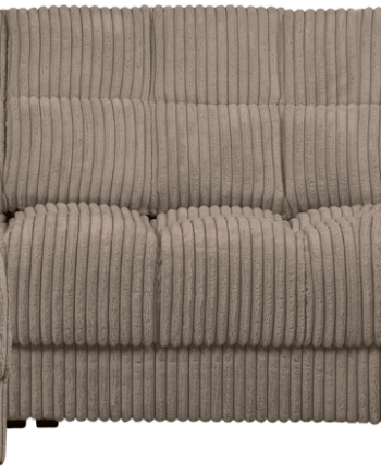 Chaiselong Sofa Venstrevendt Woood Second Date Fløjlsloungesofa Mudder H78xb316xd162