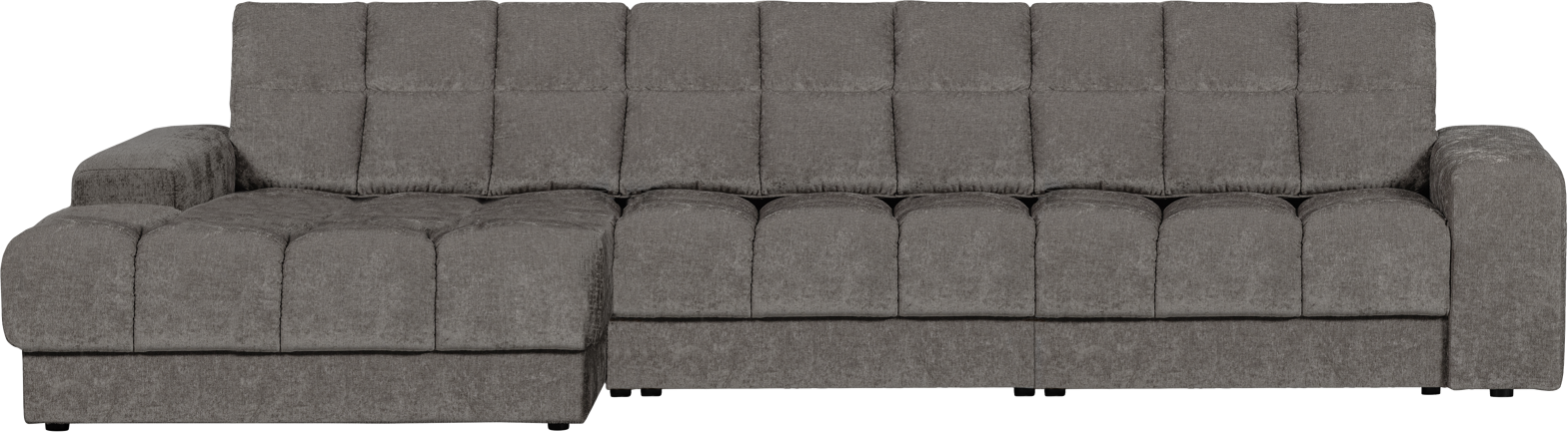 Chaiselong Sofa Woood Second Date Venstrevendt Grå Polyester L316xb162xh78