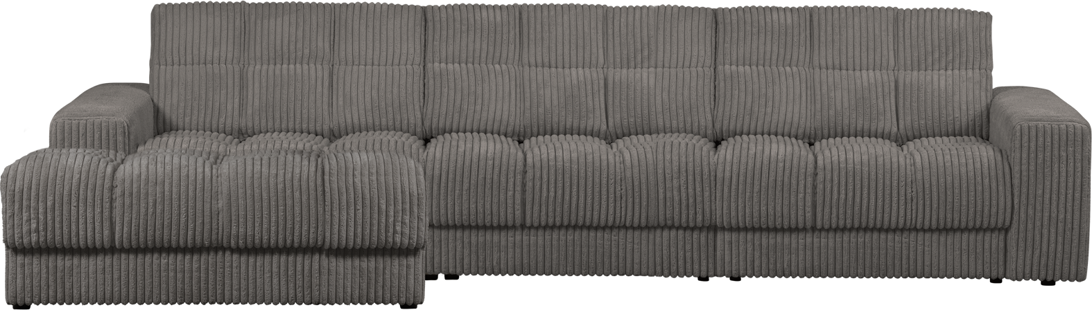 Chaiselong Sofa Woood Second Date Venstrevendt Terrazzo Polyester Fløjl 316162