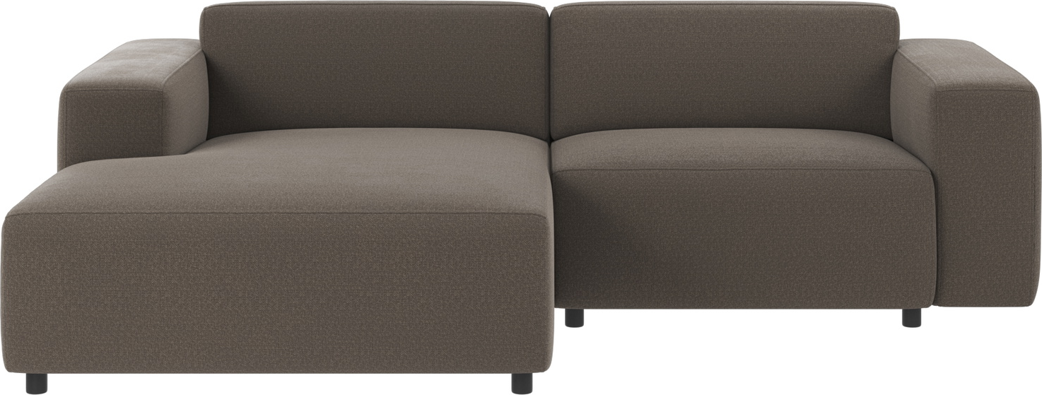 Chaiselongsofa Rowico Willard Rita 108 Mellemgrå Polyester Skandinavisk Minimalistisk Sofa Med Chaiselong 234161