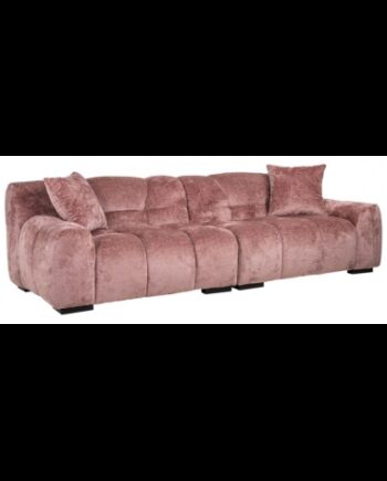 Charelle Personers Sofa Chenille 250 108 Sort Pink